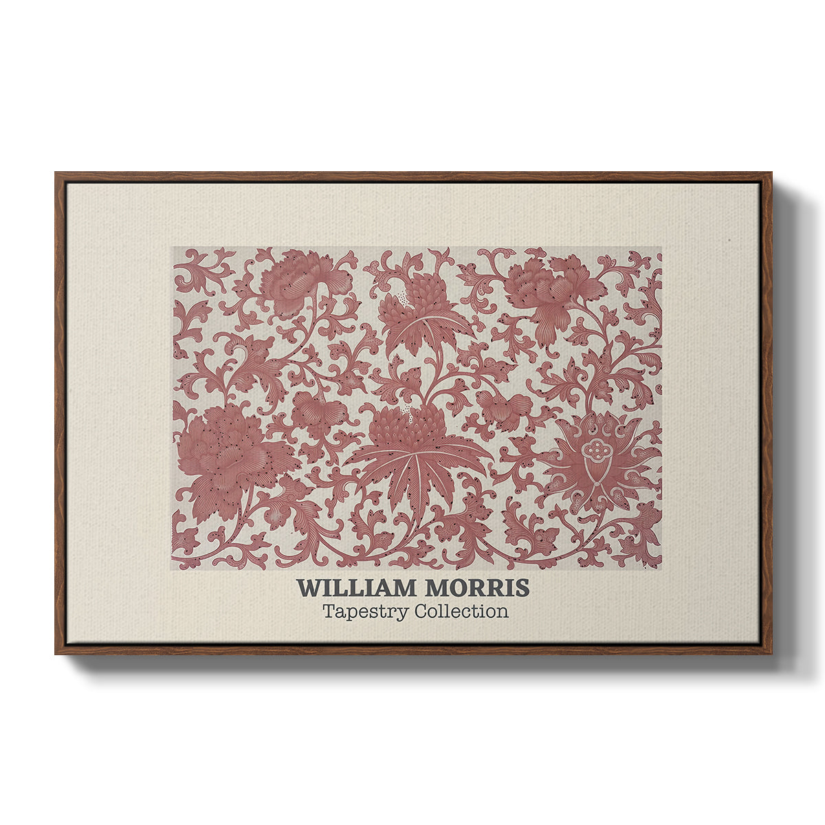 Examples of Chinese Ornament, Pl. XCIII (Morris Inspired), 1867 - Floater Framed Canvas Print