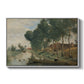 Landscape at Arleux-du-Nord, c. 1871-1874 - Floater Framed Canvas Print