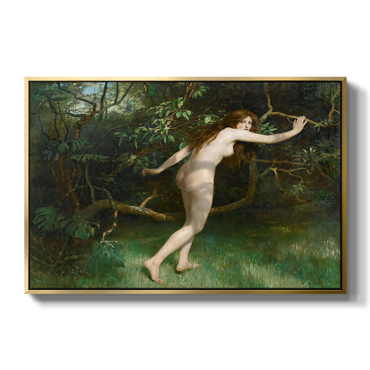 Eve, 1911 - Floater Framed Canvas Print