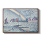 Entrance to the Port of Honfleur, 1899 - Floater Framed Canvas Print