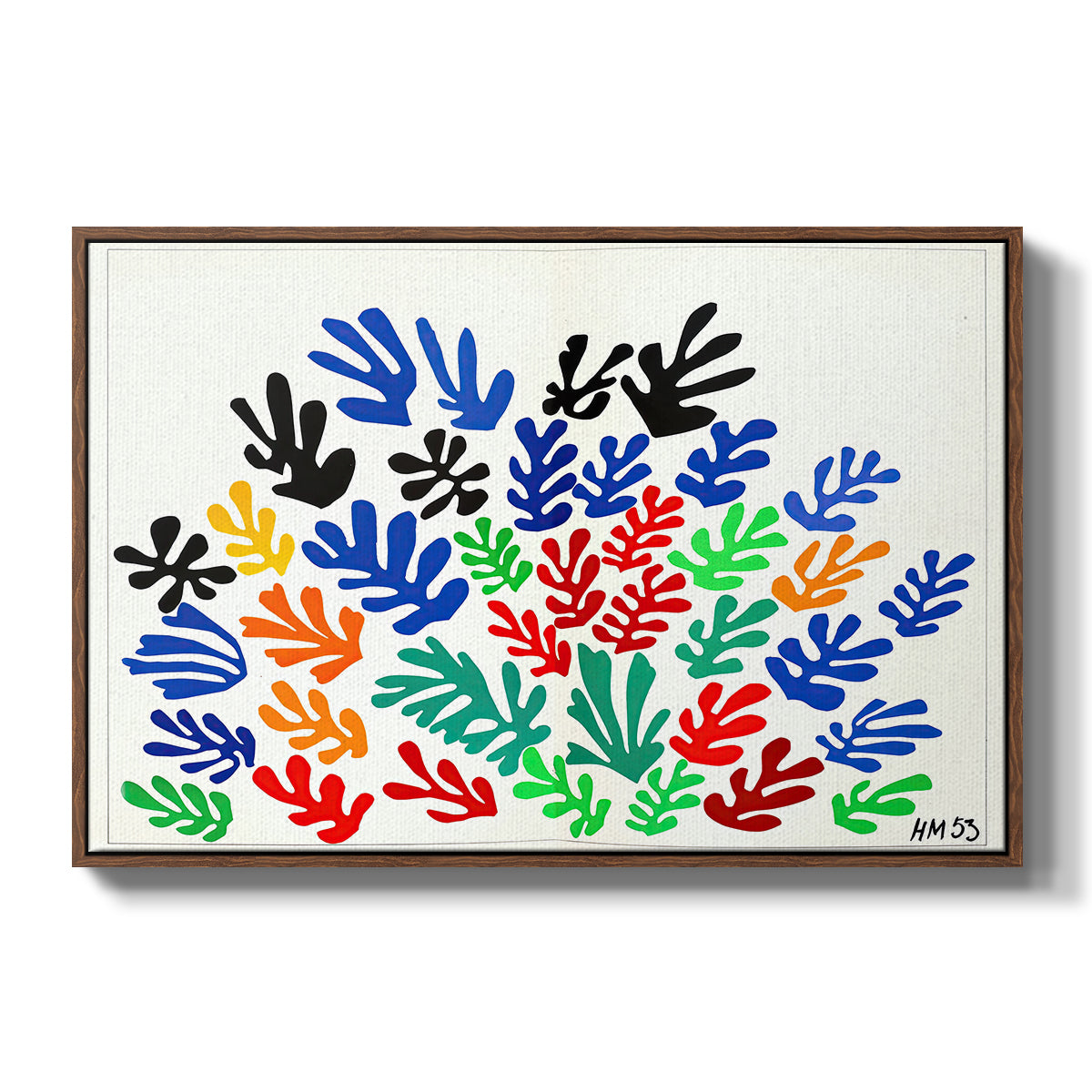 The Sheaf (La gerbe), 1953 - Floater Framed Canvas Print