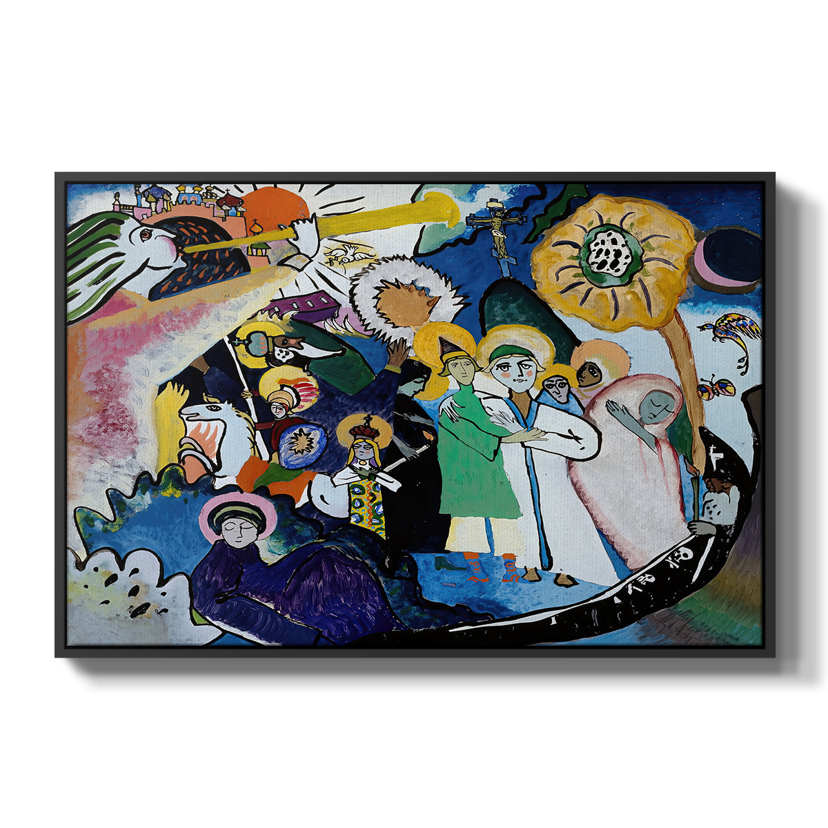 All Saints Day I, 1911 - Floater Framed Canvas Print
