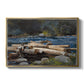 Hudson River, 1892 - Floater Framed Canvas Print