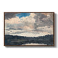 The Lone Boat, North Woods Club, Adirondacks, 1892 - Floater Framed Canvas Print