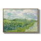 Green Wheat Field, Auvers, 1890 - Floater Framed Canvas Print