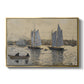 Two Schooners, Gloucester, c. 1880 - Floater Framed Canvas Print