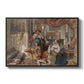 Roman Pilgrims, 1854 - Floater Framed Canvas Print