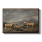 Ryelands Sheep, the King's Ram, the King's Ewe and Lord Somerville's Wether, c. 1801-1807 - Floater Framed Canvas Print