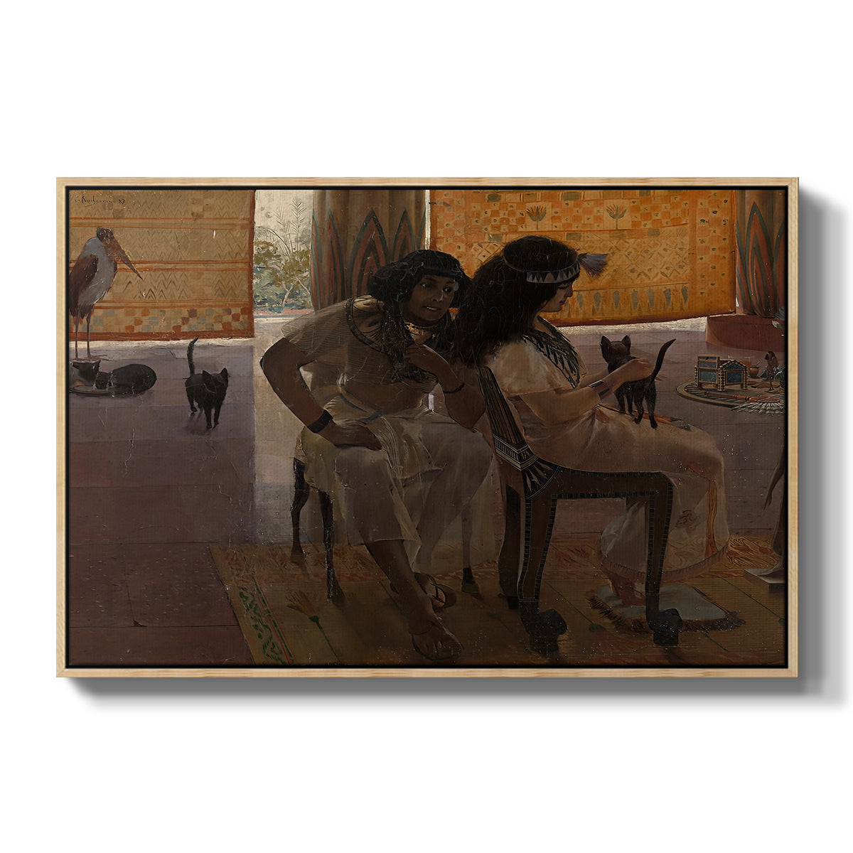 The Age of the Pharaohs, 1914 - Floater Framed Canvas Print