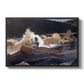 Shooting the Rapids, Saguenay River, 1905-1910 - Floater Framed Canvas Print