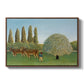 Meadlowland (The Pasture), 1910 - Floater Framed Canvas Print