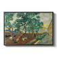 The Garden of Saint-Paul Hospital, 1889 - Floater Framed Canvas Print
