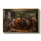 An Auction Scene, 1835 - Floater Framed Canvas Print