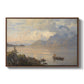 Traunsee, 1871 - Floater Framed Canvas Print