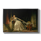 The Stolen Kiss (Le Baiser à la dérobée), c. 1788 - Floater Framed Canvas Print