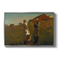 A Temperance Meeting, 1874 - Floater Framed Canvas Print
