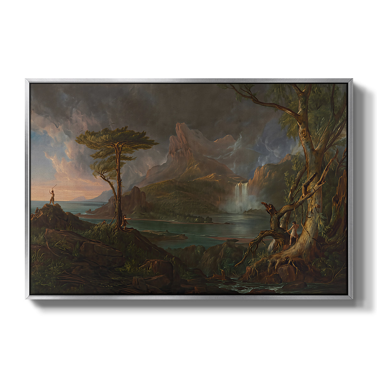 A Wild Scene, 1831-1832 - Floater Framed Canvas Print