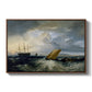 Sheerness as Seen from the Nore, 1808 - Floater Framed Canvas Print