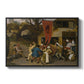 A Village Fair, c. 1567-1569 - Floater Framed Canvas Print