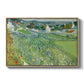 Vineyards at Auvers, 1890 - Floater Framed Canvas Print