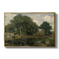 Forest of Fontainebleau, 1846 - Floater Framed Canvas Print