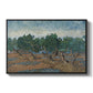 Olive Trees, 1889 - Floater Framed Canvas Print