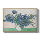 Irises, 1890 - Floater Framed Canvas Print