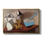 Jug, Candle, and Enamel Pan, 1950 - Floater Framed Canvas Print