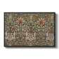 Snakeshead - Charcoal/Spice, c. 1876 - Floater Framed Canvas Print