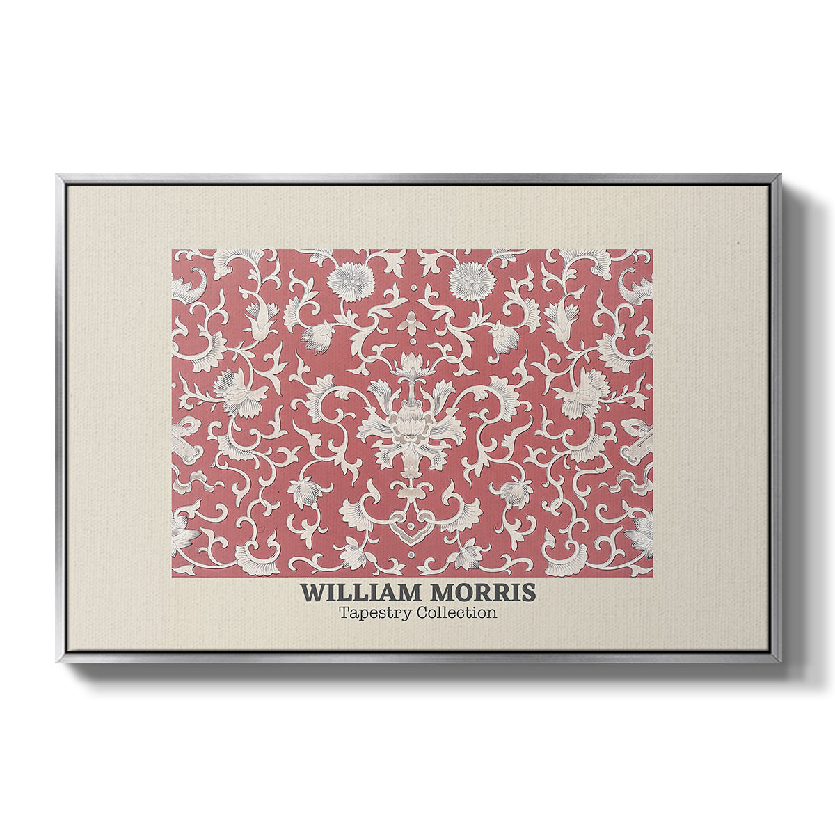 Examples of Chinese Ornament, Pl. XCV (Morris Inspired), 1867 - Floater Framed Canvas Print