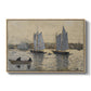 Two Schooners, Gloucester, c. 1880 - Floater Framed Canvas Print
