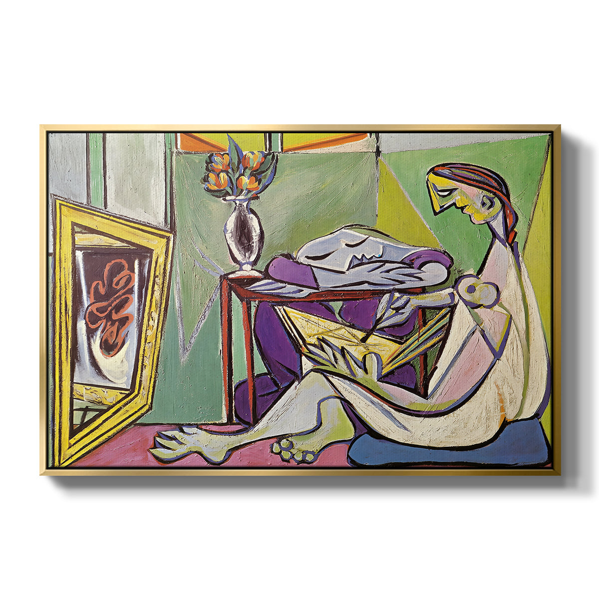 The Muse, 1935 - Floater Framed Canvas Print