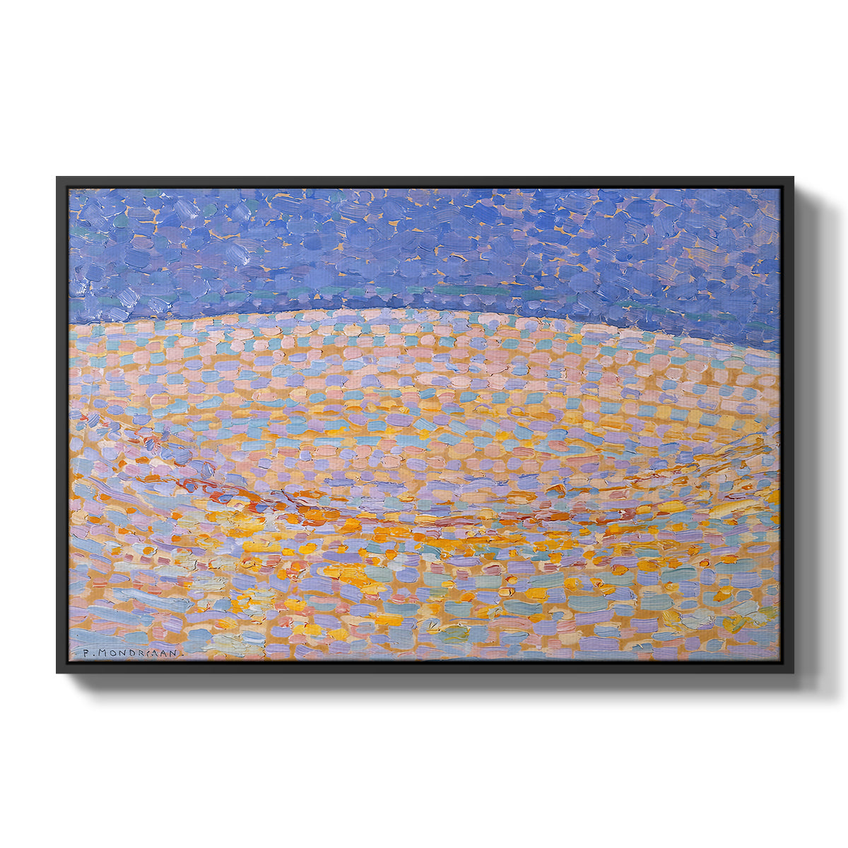 Dune III, 1909 - Floater Framed Canvas Print