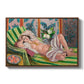 Odalisque Couchée Aux Magnolias, c. 1923 - Floater Framed Canvas Print