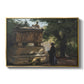 A Catholic Priest in Front of a Sarcophagus, c. 1857 - Floater Framed Canvas Print