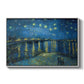 Starry Night Over the Rhône, 1888 - Floater Framed Canvas Print
