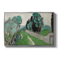 Landscape with Cypresses and Olive Trees near Nice, c. 1918 - Floater Framed Canvas Print