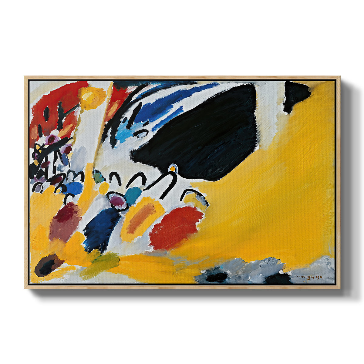 Impression III (Concert), 1911 - Floater Framed Canvas Print