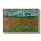 Field with Poppies, 1889 - Floater Framed Canvas Print