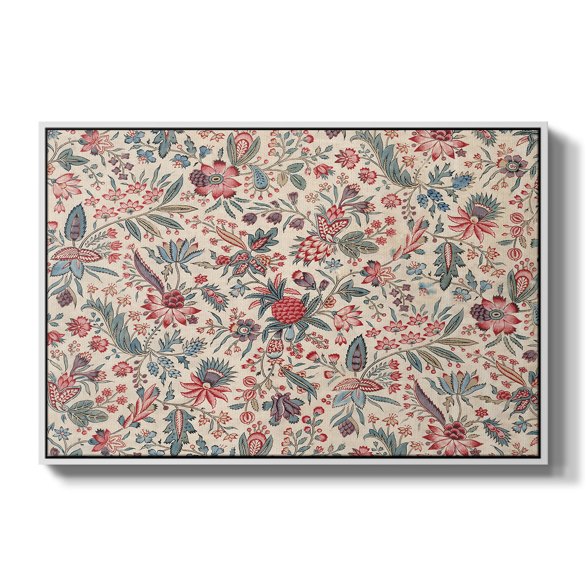 Anaras - Cream, c. 1775-1800 - Floater Framed Canvas Print