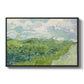 Green Wheat Field, Auvers, 1890 - Floater Framed Canvas Print