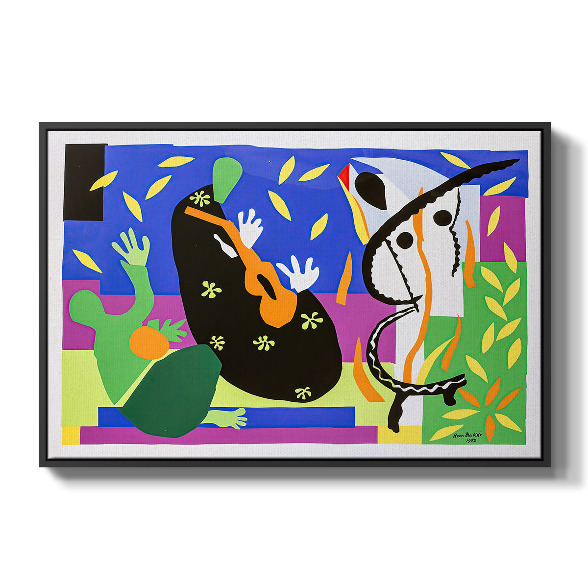 The Sorrows of the King, 1952 - Floater Framed Canvas Print