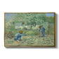 First Steps after Millet, 1890 - Floater Framed Canvas Print