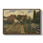 Garden of a Florist (The Flower Garden), 1864 - Floater Framed Canvas Print