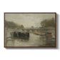 The Bridge (Le pont), 1895 - Floater Framed Canvas Print