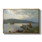 The Jetty at Feste near Moss, 1898 - Floater Framed Canvas Print