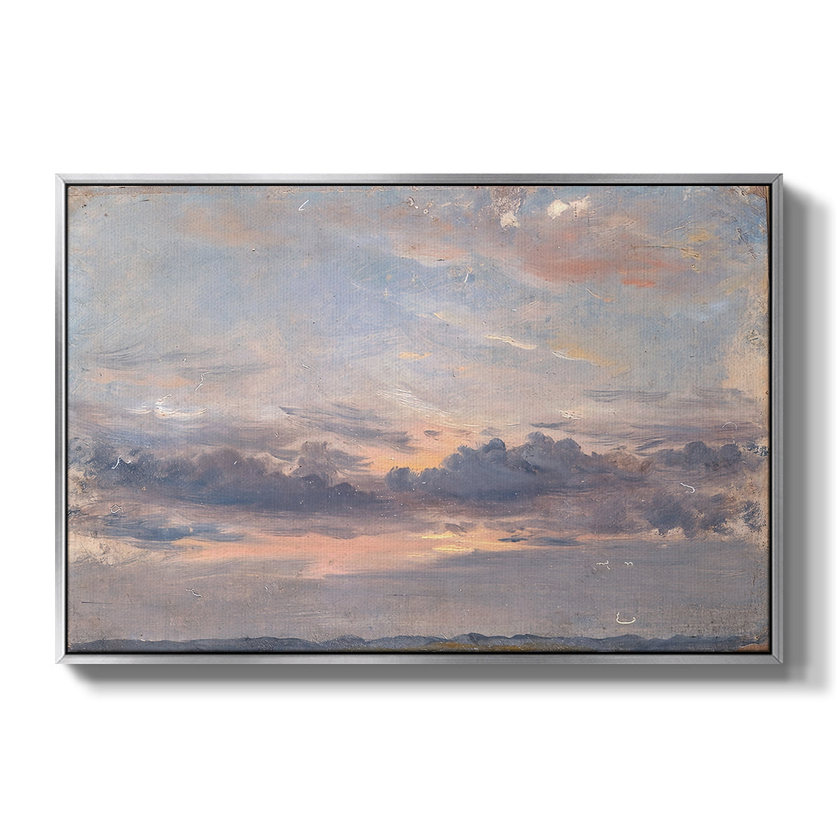A Cloud Study, Sunset, c. 1821-1822 - Floater Framed Canvas Print