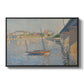 Le Clipper, Asnières, 1887 - Floater Framed Canvas Print