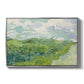 Green Wheat Field, Auvers, 1890 - Floater Framed Canvas Print