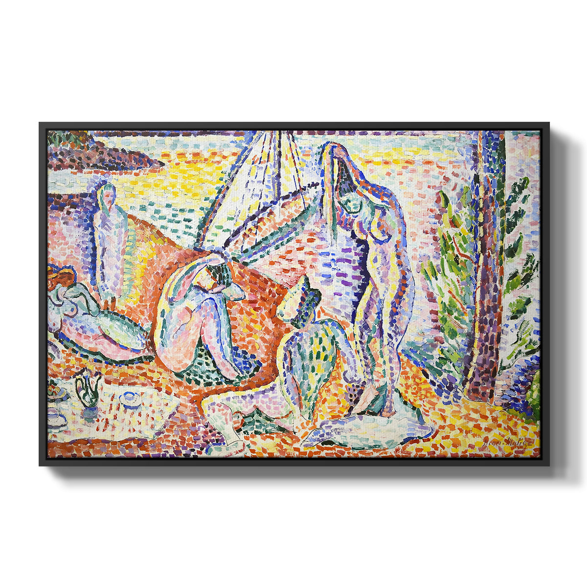 Luxe, Calme et Volupté, 1904 - Floater Framed Canvas Print